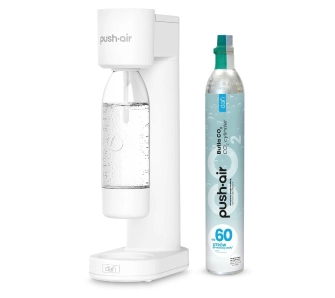 Saturator Dafi PushAir Biały + Nabój z gazem CO2