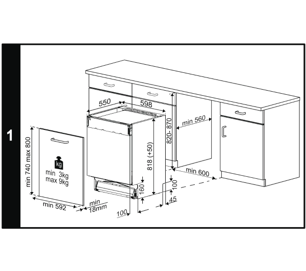 Beko bPro500 BDIN37541WP Funkcje AI PowerIntense SuperiorDry 59,8cm Automatyczne otwieranie drzwi Szuflada na sztućce - Kup na Raty - RRSO 0%