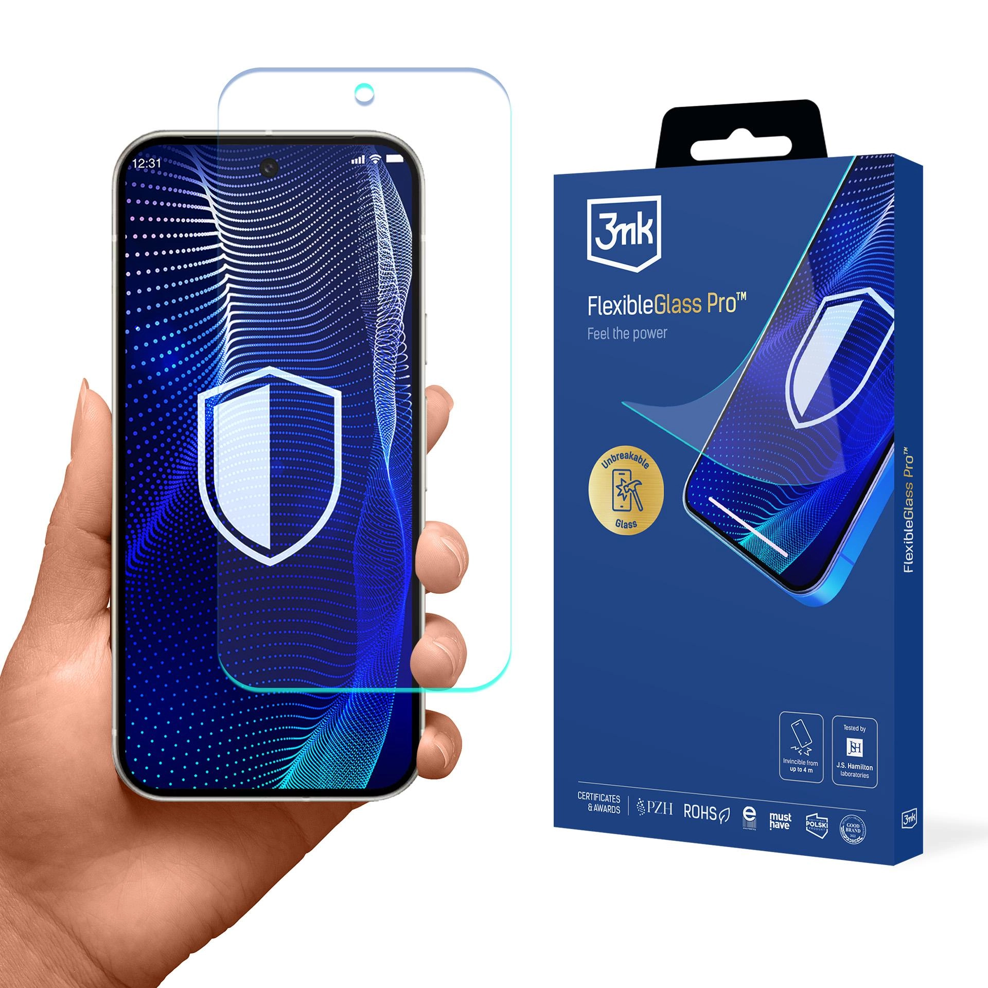 Szkło hybrydowe 3mk FlexibleGlass Pro do Google Pixel 10/ 10 Pro