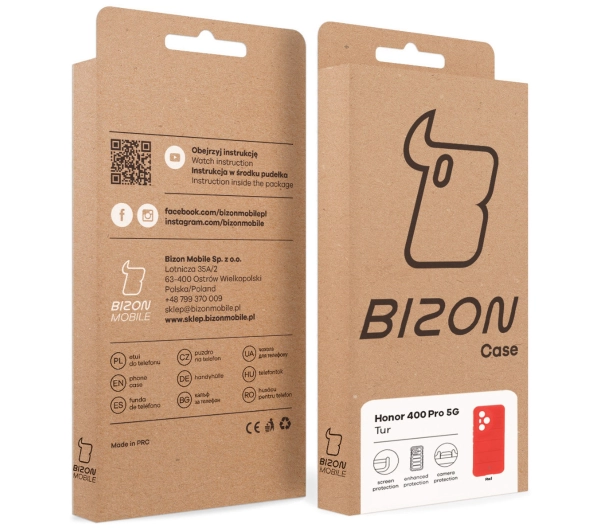 Bizon Tur do Honor 400 Pro 5G Czerwony
