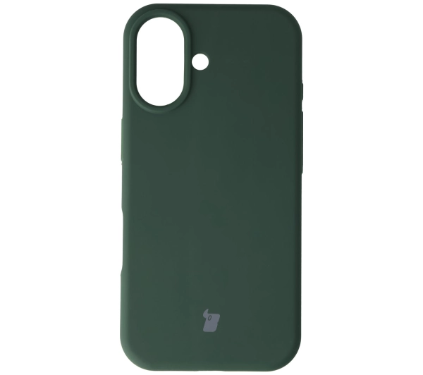 Bizon Silikonowe Soft do Apple iPhone 17 Ciemnozielony