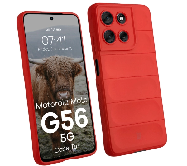 Bizon Tur do Motorola Moto G56 5G Czerwony