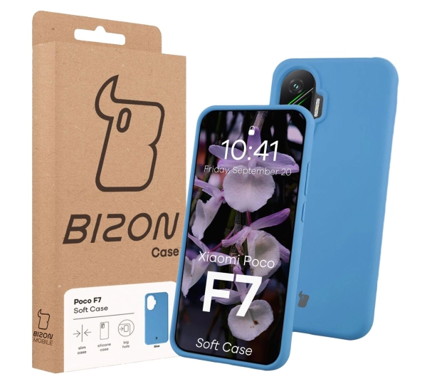 Bizon Soft do Xiaomi POCO F7 Niebieski