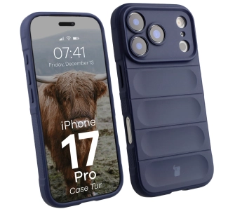 Etui Bizon Tur do Apple iPhone 17 Pro / 18 Pro Granatowy