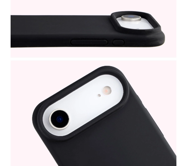 Bizon Silikonowe Soft do Apple iPhone Air Czarny