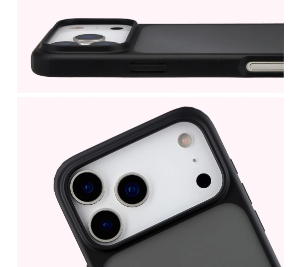 Bizon Angelo do Apple iPhone 17 Pro Max z czarną ramką
