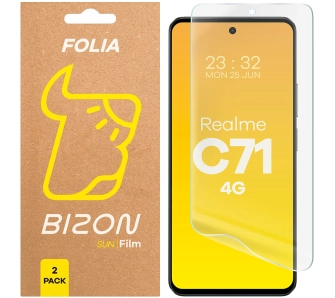 Folia ochronna Bizon 2 x matowa Film Sun do Realme C71 4G
