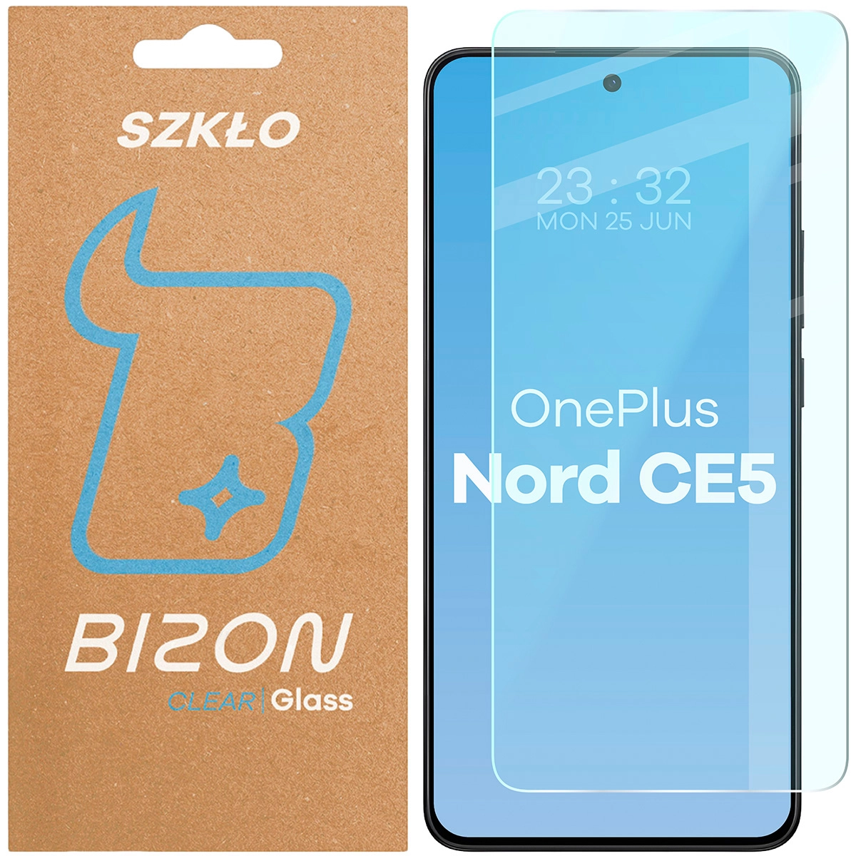 Szkło hartowane Bizon Clear 2 do OnePlus Nord CE5 5G