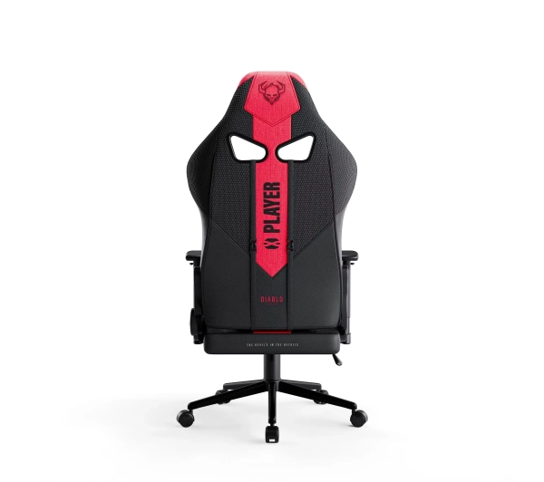 Diablo Chairs X-Player 2.0 Small do 90kg Skóra ECO Tkanina Karmazynowo-antracytowy - Kup na Raty - RRSO 0%