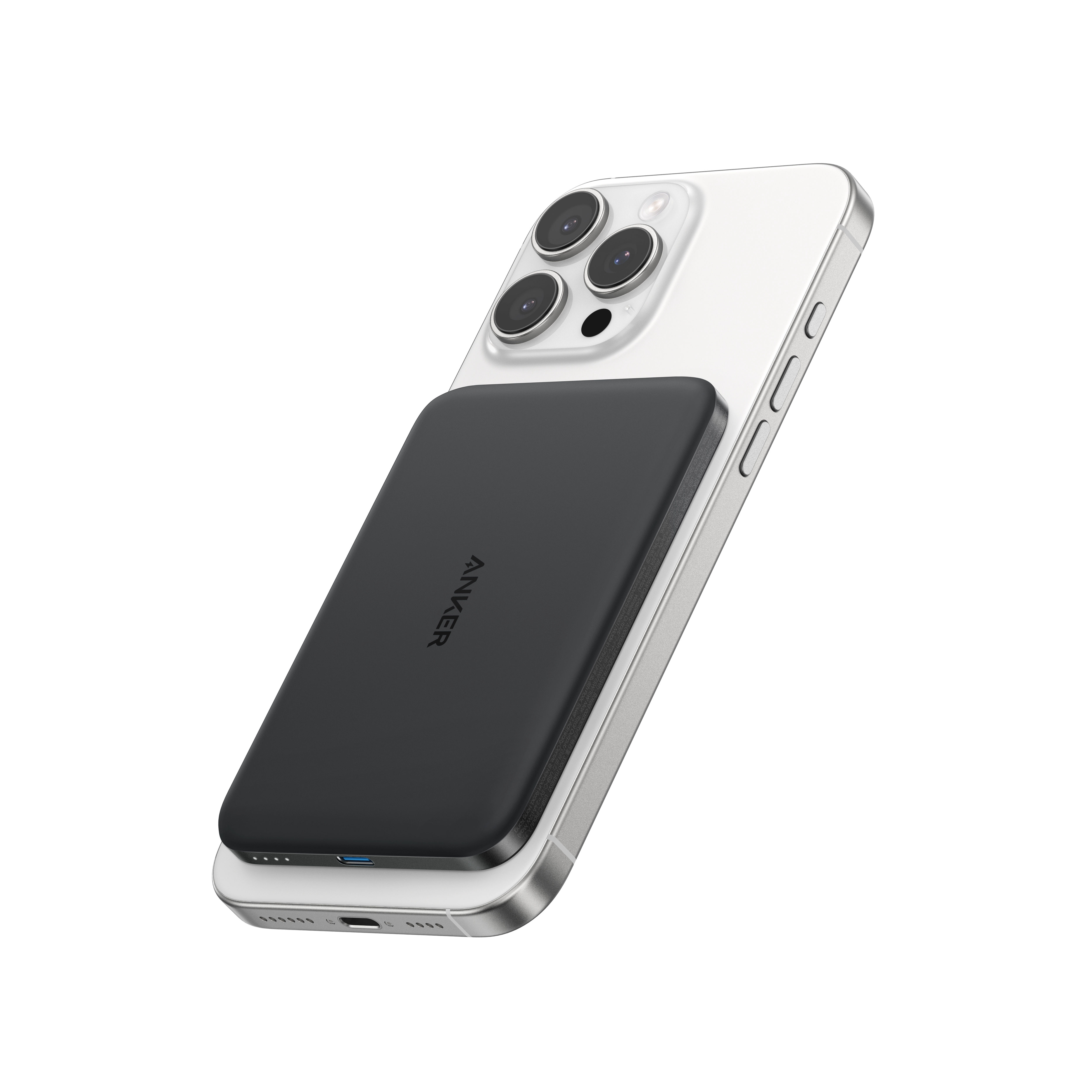 Powerbank Anker Nano MagGo (A1665H11) 5000mAh 20W MagSafe, QI2 Czarny