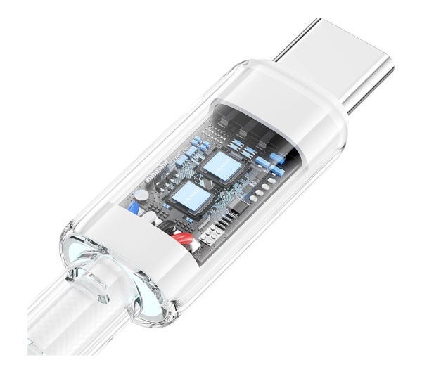 USAMS Cloud Series 6A USB-A do USB-C 1,2m Niebieski
