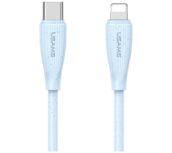 USAMS Green Series 30W USB-C do Lightning 1m Niebieski