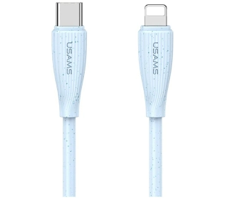 USAMS Green Series 30W USB-C do Lightning 1m Niebieski