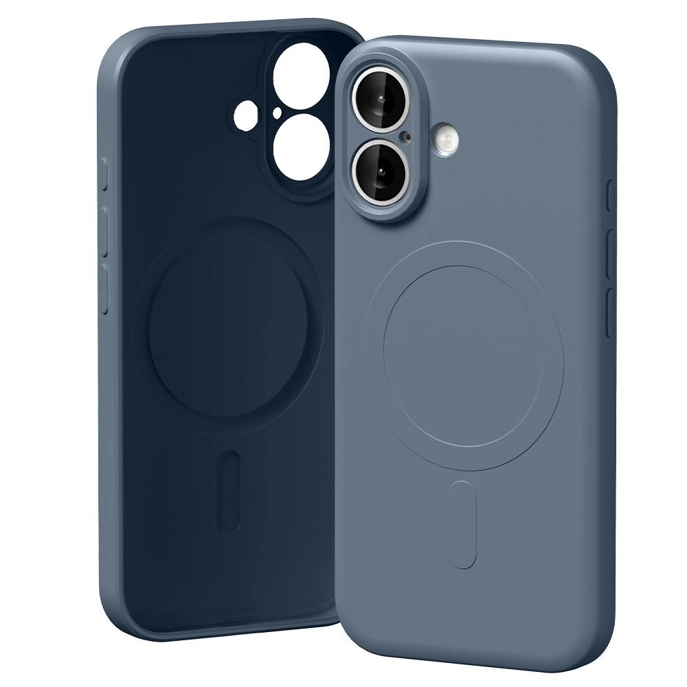 Etui Mercury Semi-Silicone MagSafe do iPhone 17 sierra blue