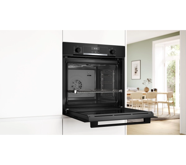 Bosch Serie 6 HBG537EB4 Termoobieg Czarny - Kup na Raty - RRSO 0%