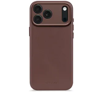 Etui Decoded Leather Backover MagSafe do iPhone 17 Pro Max Brązowy
