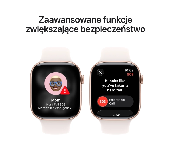 Apple Watch Series 11 GPS 46mm z aluminium Różowe złoto Pasek sportowy Łagodny róż M/L - ⚡ BESTSELLERY ⚡ - Kup na Raty - RRSO 0%