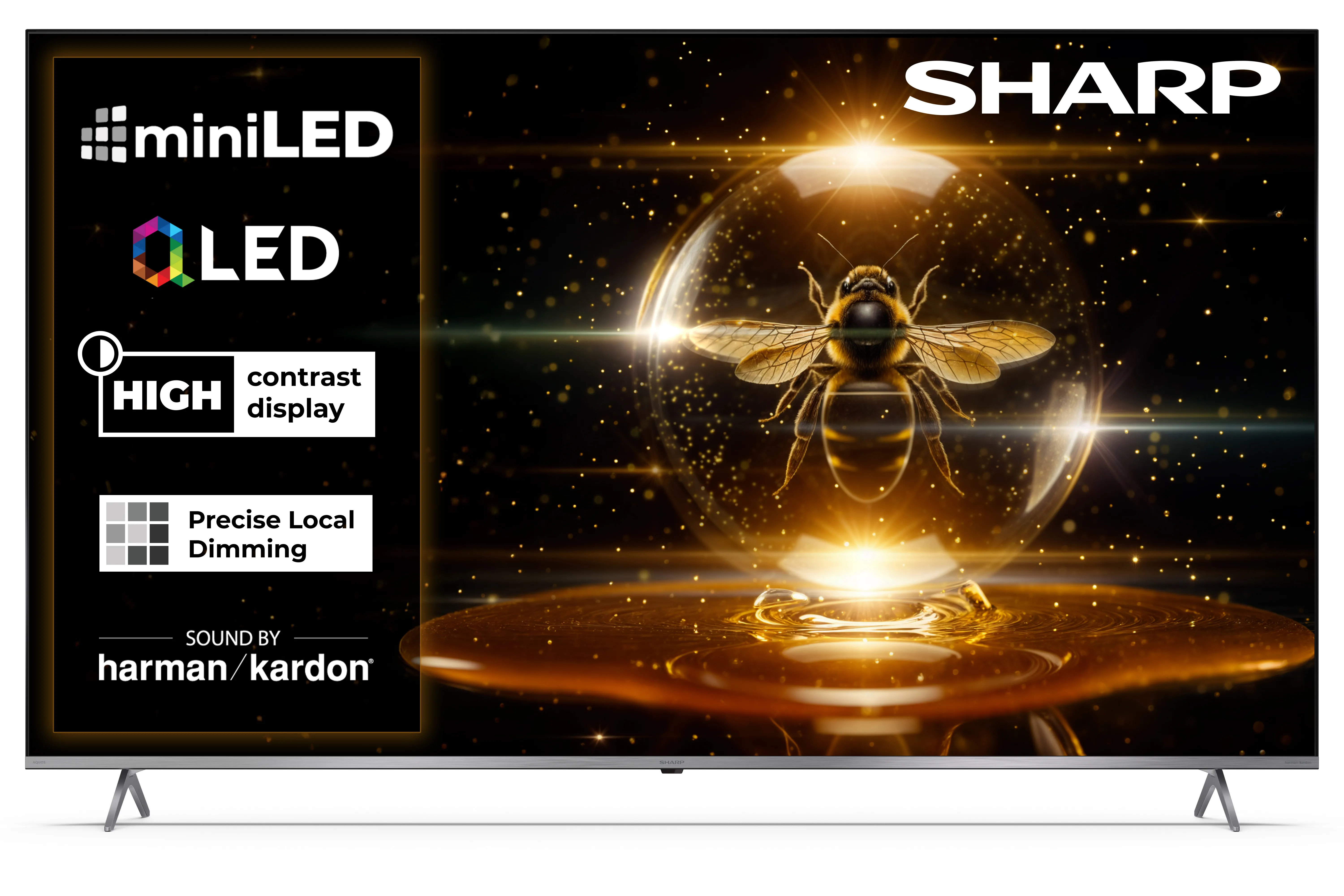 Telewizor Sharp 75JP7765E 75" QLED Mini LED 4K Google TV Dolby Vision Dolby Atmos HDMI 2.1 DVB-T2