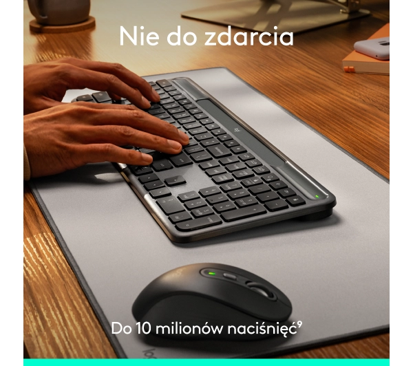 Logitech Signature Slim Solar+ Grafitowy - Kup na Raty - RRSO 0%