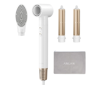 Suszarko-lokówka Anlan 05-ACFS41-02E 1400W Jonizacja Zimny nawiew 3 poziomy temperatury