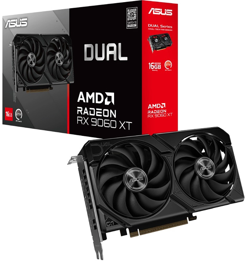 Karta graficzna ASUS Dual Radeon RX 9060 XT 16GB GDDR6 128bit FSR