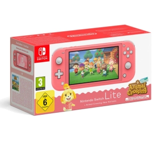 Nintendo Switch Lite Coral + Animal Crossing: New Horizons - Kup na Raty - RRSO 0%