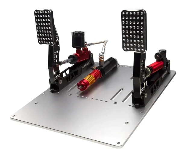 Pedały Simagic P2000-S100RF Zestaw pedałów simracingowych Load Cell 100 kg Hydrauliczny