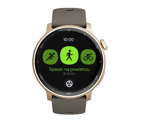 STELIO Activ Funkcje AI 46mm GPS Złoty