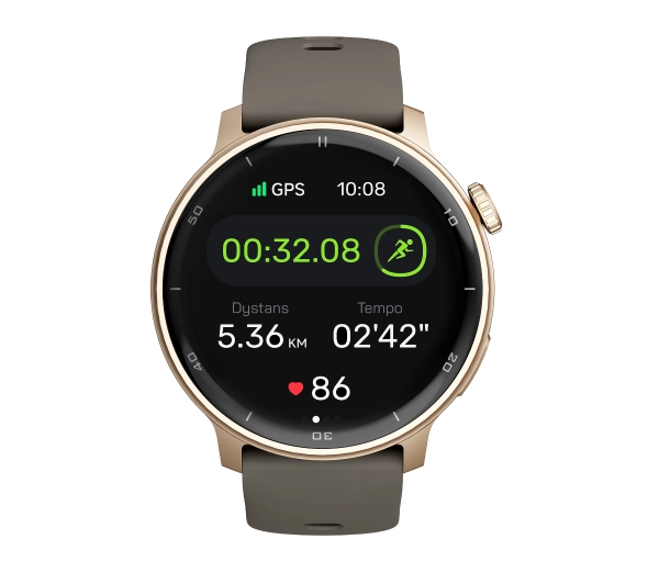 STELIO Activ Funkcje AI 46mm GPS Złoty