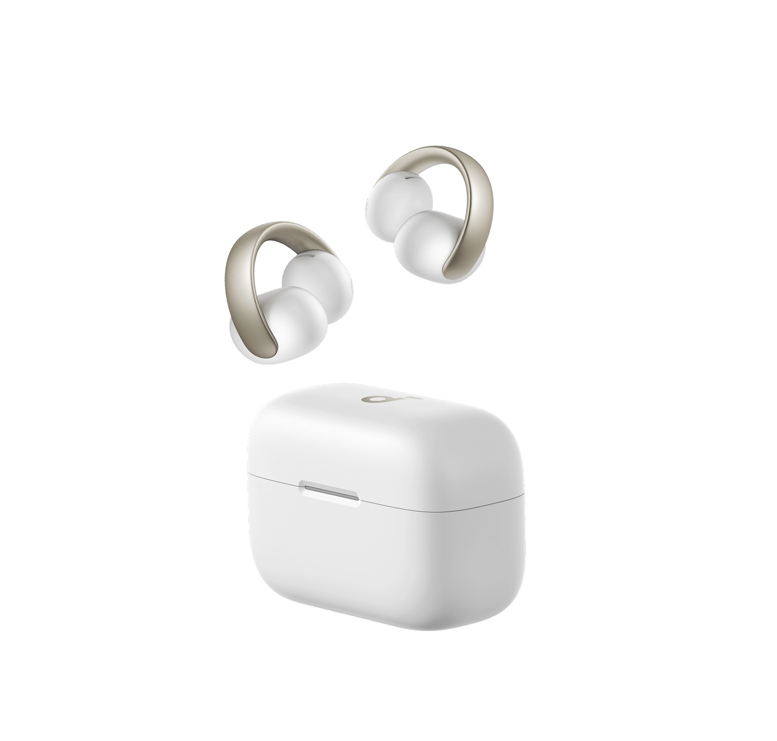 Słuchawki bezprzewodowe Soundcore AeroClip Open-Ear Przewodnictwo Powietrzne Bluetooth 5.4 Biały