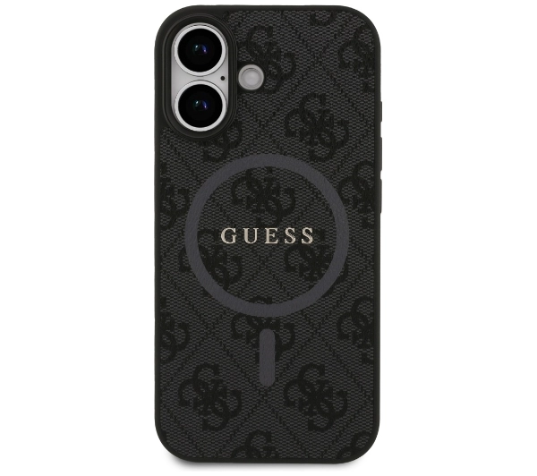 Guess 4G Ring Classic Logo MagSafe do iPhone 17 czarny