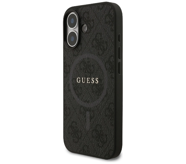 Guess 4G Ring Classic Logo MagSafe do iPhone 17 czarny