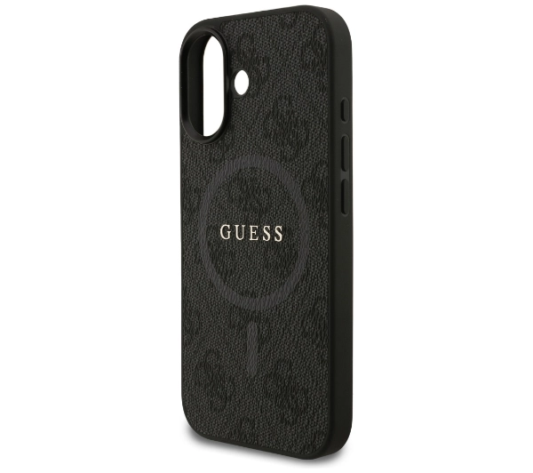 Guess 4G Ring Classic Logo MagSafe do iPhone 17 czarny