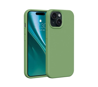 Etui Etteri Silicone Case do iPhone 15 Zielony