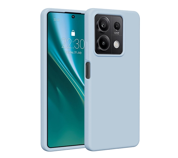 Etui ETTERI Silicone Case do Xiaomi Redmi Note 13 5G Jasnoniebieski