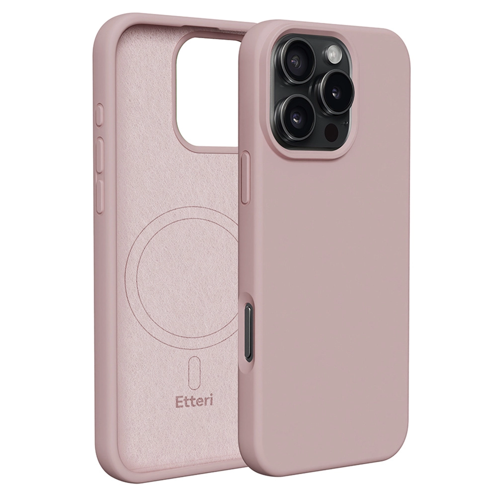 Etui Etteri Silicone Case do iPhone 16 Pro Różowy
