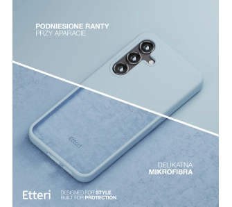 Etui Etteri Silicone Case Galaxy S22 Niebieski
