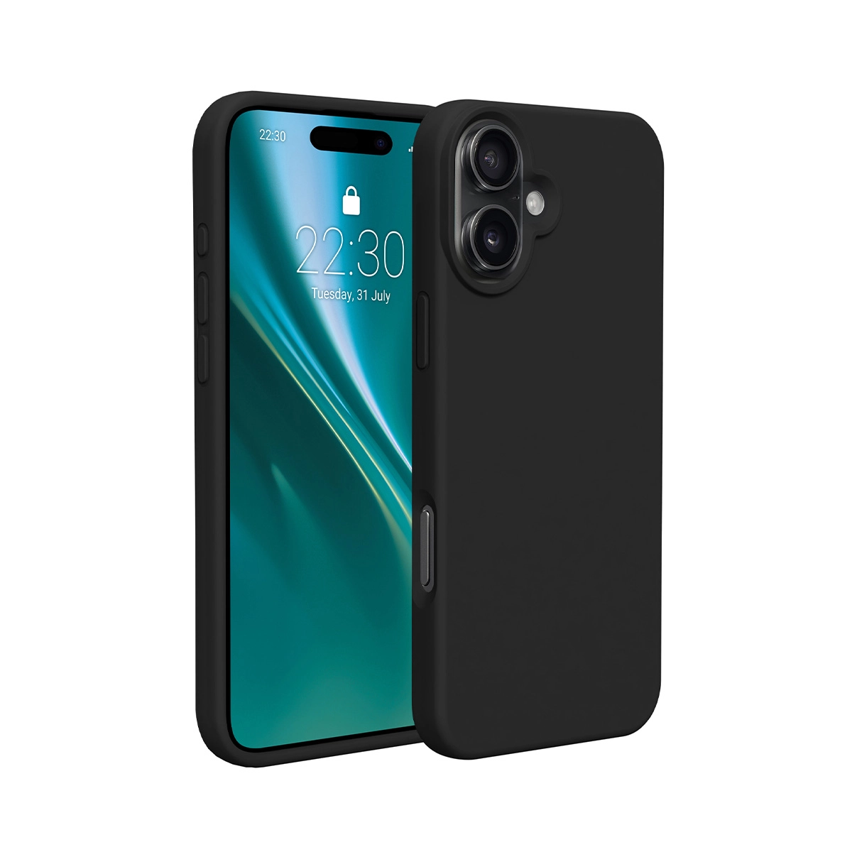 Etui Etteri Silicone Case do iPhone 16 Czarny