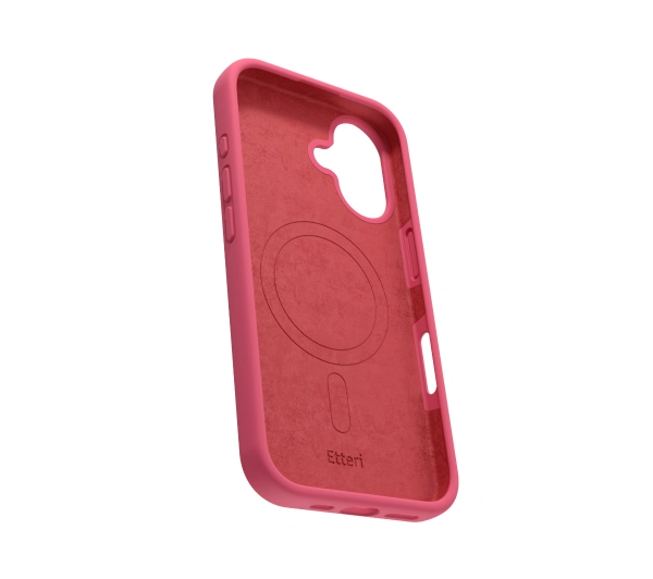 Etteri Silicone Case do iPhone 16 Plus Malinowy