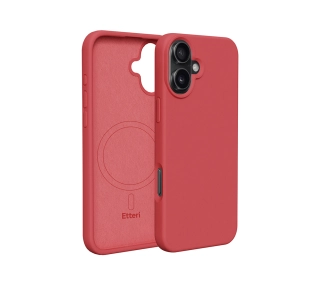 Etteri Silicone Case do iPhone 16 Plus Malinowy