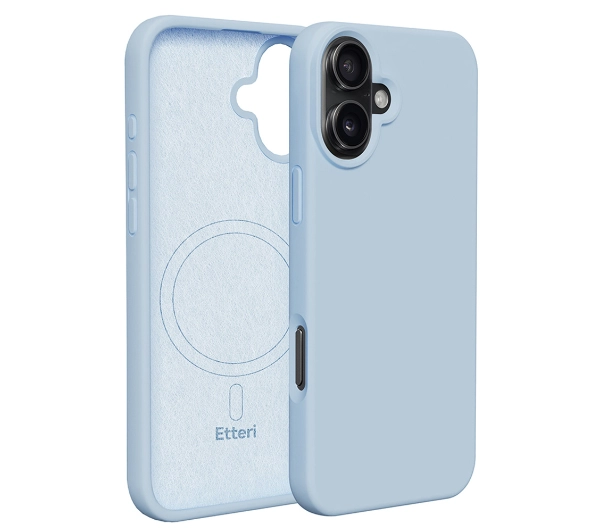 Etteri Silicone Case do iPhone 16 Niebieski