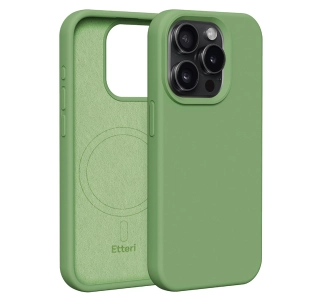 Etui Etteri Silicone Case do iPhone 15 Pro Zielony