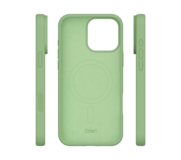 Etteri Silicone Case do iPhone 15 Pro Zielony