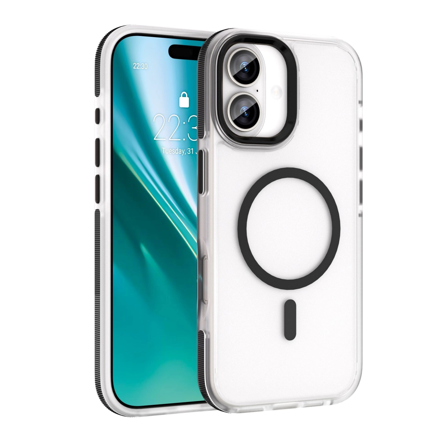 Etui Etteri Icy Mag do iPhone 17 Czarny