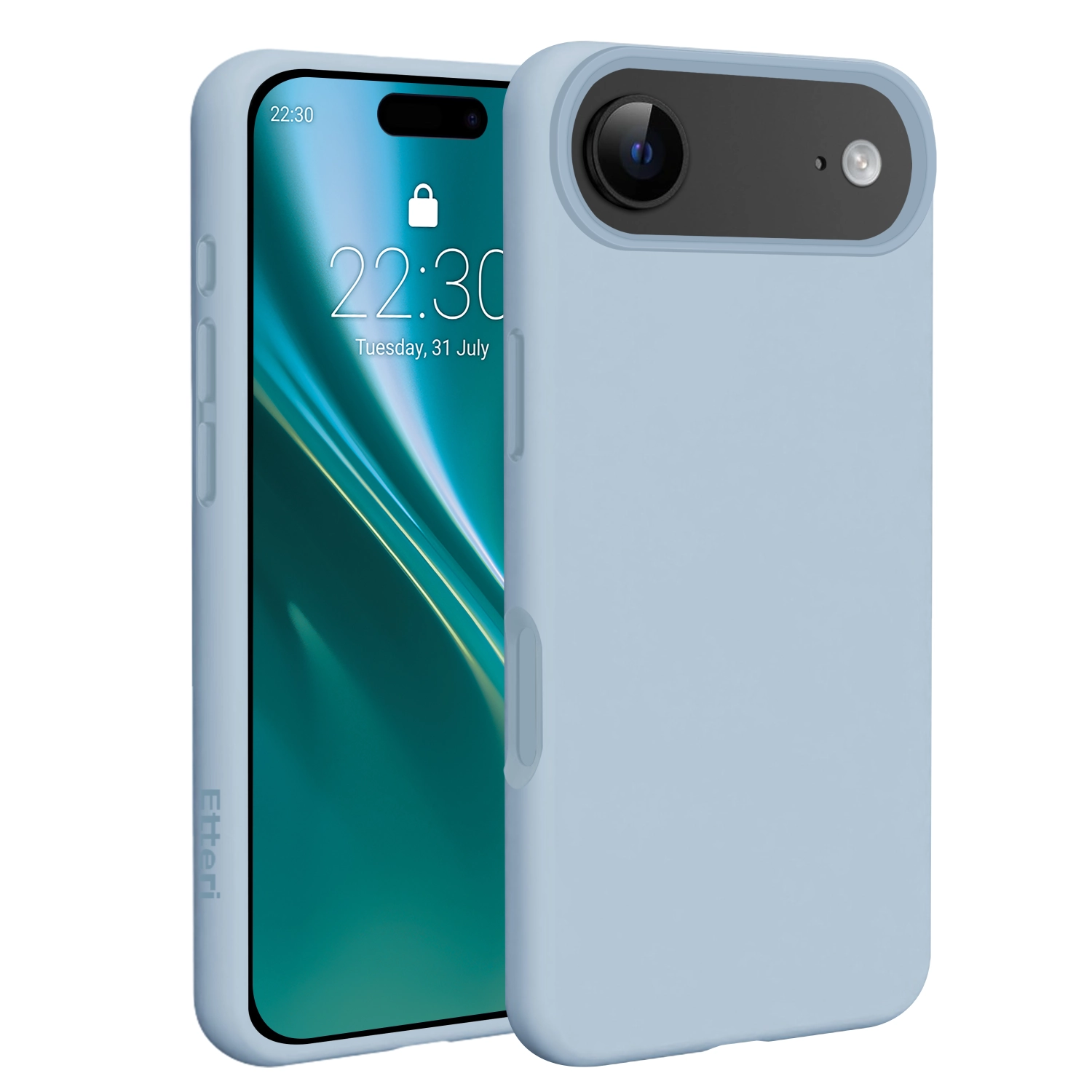 Etui Etteri Silicone Case do iPhone 17 Niebieski