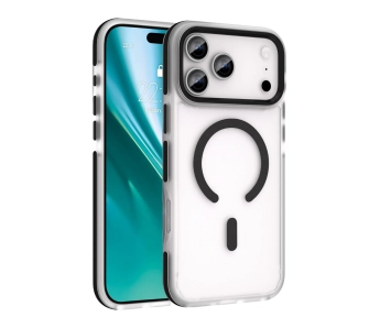 Etui Etteri Icy Mag do iPhone 17 Pro Max Czarny