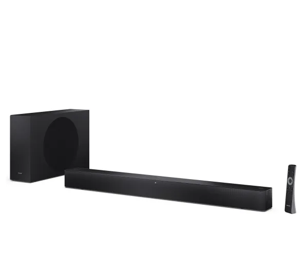 Soundbar SHARP HT-SBW312 Czarny 2.1-kanałowy, Bezprzewodowy Subwoofer, HDMI eARC, Dolby Atmos, Bluetooth, Korektor EQ