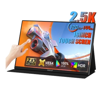 Monitor Zeuslap P16KT 16" 2K IPS 144Hz 3ms Przenośny