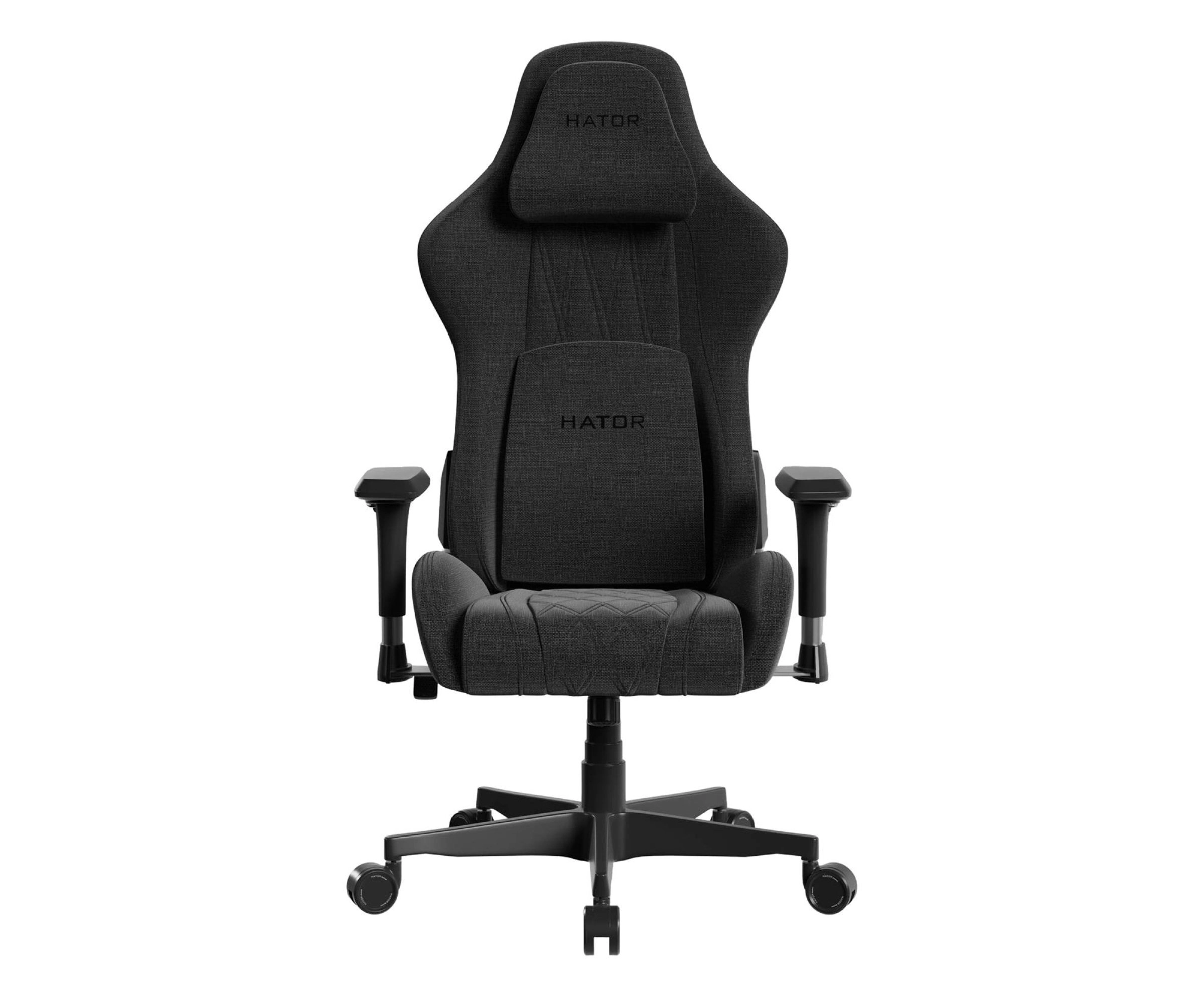 Fotel Hator Darkside 3 Fabric Size M Gamingowy do 100kg Tkanina Czarny