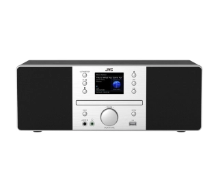 JVC RD-E874B 15W WI-Fi Bluetooth Radio FM, DAB Internetowe Czarno-srebrny - Kup na Raty - RRSO 0%